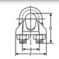 DIN 741 GALVANIZED MALLEABLE WIRE ROPE CLIPS