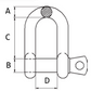 RIGGING CHAIN SHACKLES G-210