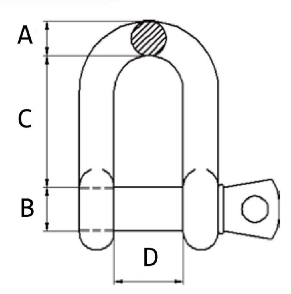 RIGGING CHAIN SHACKLES G-210