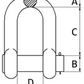 POUND PIN CHAIN SHACKLES RIGGING G-215