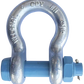 RIGGING BOW SHACKLES WITH SAFETY BOLT