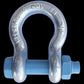 RIGGING BOW SHACKLES WITH SAFETY BOLT